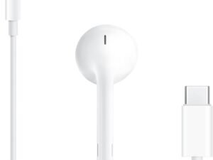 Apple EarPods Headphones with USB-C Plug, Wired Ear Buds with Built-in Remote to Control Music, Phone Calls, and Volume