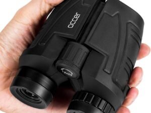 Occer 12x25 Compact Binoculars for Adults and Kids, Large Eyepiece Waterproof Binocular with Low Light Vision,High Powered Easy Focus Binoculars for Bird Watching,Outdoor Hunting,Travel,Sightseeing