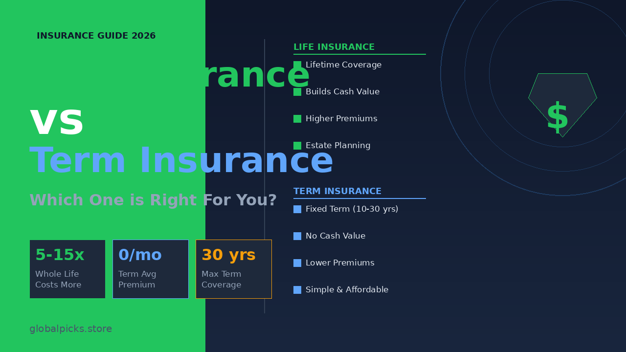 Life Insurance vs Term Insurance: Which One is Right for You in 2026